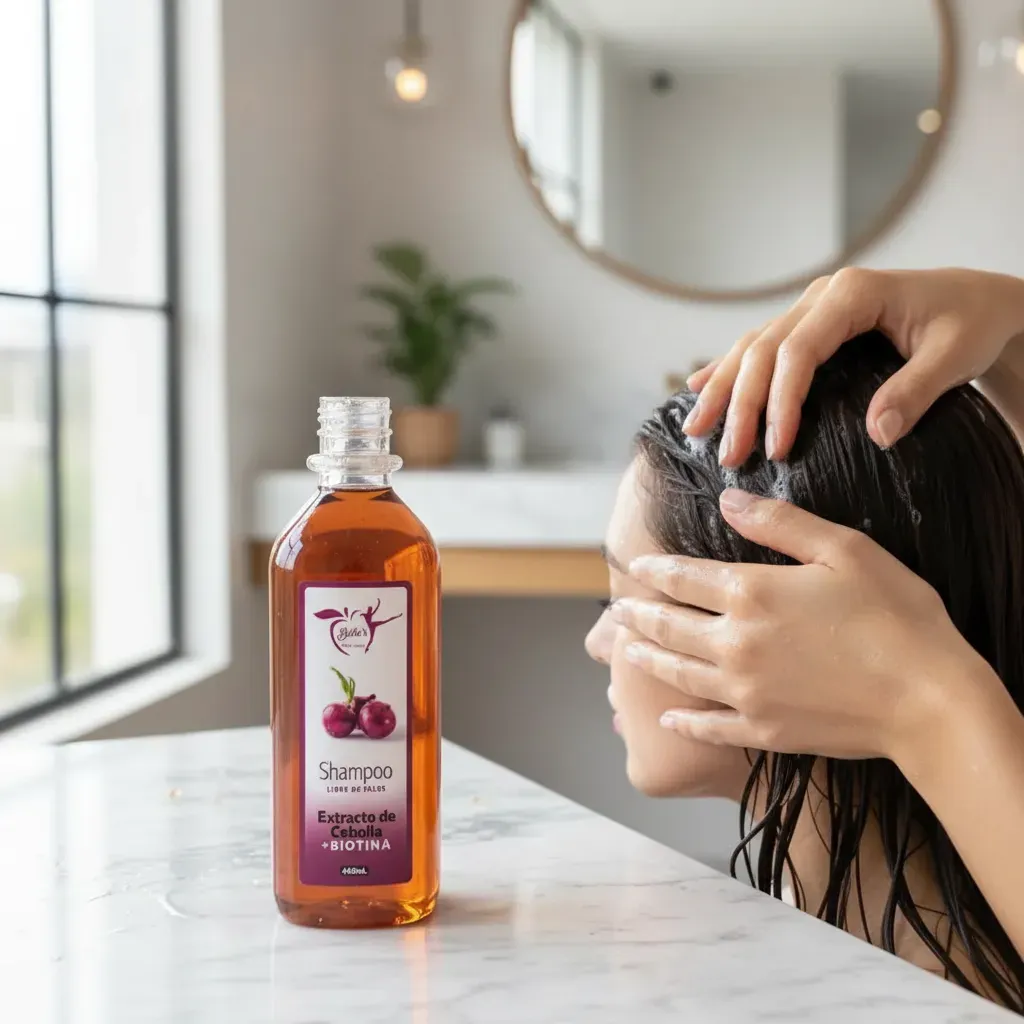 Bella's Shampoo Extracto de Cebolla + Biotina — Dúo 440 mL — foto 7